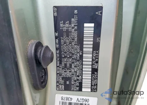 2007 Toyota Sienna Le from USA, damaged, VIN 5TDBK23C67S007451